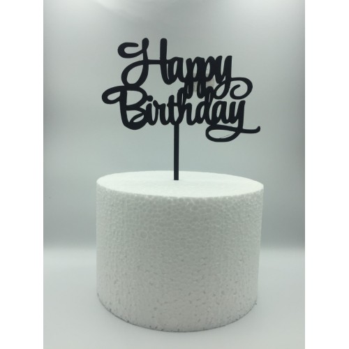 Cake Topper Happy Birthday 14cm